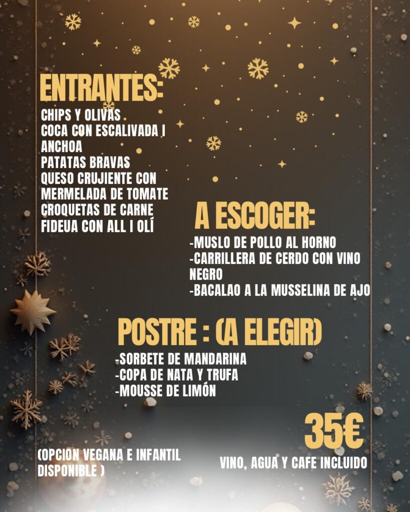 menu navidad escuelas